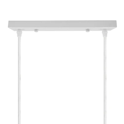 Ροζέτα Φωτιστικού DIY Λευκή Ορθογώνια 300x50mm με 2 Τρύπες DIY Ροζέτα Φωτιστικού Λευκή Ορθογώνια 300x50mm με 2 Τρύπες GloboStar 90821