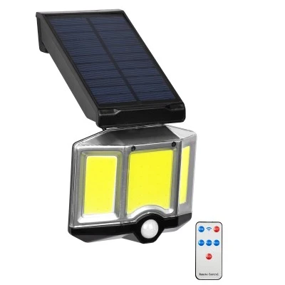Αυτόνομος  ηλιακός προβολέας LED COB 20W ψυχρό φως 6000K 1500lm με μπαταρία 2400mAh, φωτοβολταϊκό πάνελ με αισθητήρα ημέρας-νύχτας-κίνησης IP65
