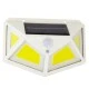 Αυτόνομο ηλιακό φωτιστικό LED COB 10W ψυχρό φως 6000K IP65 με ενσωματωμένη μπαταρία 1200mAh & αισθητήρα ημέρας-νύχτας-κίνησης