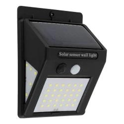Αυτόνομο ηλιακό φωτιστικό LED 8W ψυχρό φως 6000K με αισθητήρα ημέρας-νύχτας & κίνησης IP65