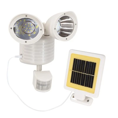 Αυτόνομο ηλιακό φωτιστικό LED SMD 10W 1500lm ψυχρό φως 6000K με μπαταρία 1200mAh, φωτοβολταϊκό πάνελ &, αισθητήρα ημέρας-νύχτας-κίνησης IP54