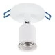Χωνευτό φωτιστικό οροφής SARA με ντουί 1 x E27 AC 220-240V IP20 λευκό 8x8x8.5cm κοπή 7x7cm