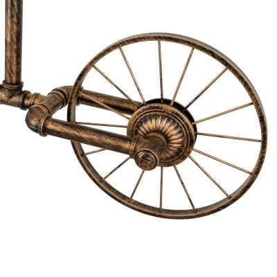 Vintage Industrial Κρεμαστό Φωτιστικό SWIFTWALKER Τρίφωτο 3 x E27 Μπρούτζινο Μεταλλικό Πλέγμα Μ85 x Π29.5 x Υ55cm GloboStar® SWIFTWALKER 00660 Vintage Κρεμαστό Φωτιστικό Φιγούρα Τρίφωτο 3 x E27 IP20 Χάλκινο & Κόκκινο Μέταλλο - Μ85 x Π29.5 x Υ55cm