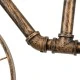 Vintage Industrial Κρεμαστό Φωτιστικό SWIFTWALKER Τρίφωτο 3 x E27 Μπρούτζινο Μεταλλικό Πλέγμα Μ85 x Π29.5 x Υ55cm GloboStar® SWIFTWALKER 00660 Vintage Κρεμαστό Φωτιστικό Φιγούρα Τρίφωτο 3 x E27 IP20 Χάλκινο & Κόκκινο Μέταλλο - Μ85 x Π29.5 x Υ55cm