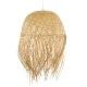 Boho Κρεμαστό Φωτιστικό Οροφής με Ντουί 1 x E27 AC 220-240V IP20 - Μπεζ - Μ50 x Π50 x Υ70cm GloboStar® MANILA 00713 Boho Κρεμαστό Φωτιστικό Πλέγμα Μονόφωτο 1 x E27 IP20 Μπέζ Ξύλο - Μ50 x Π50 x Υ70cm