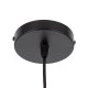 Μοντέρνο κρεμαστό φωτιστικό SPARKLE 1ΧΕ27 AC 220-240V μαύρο μεταλλικό με πλέγμα Φ35xY26cm