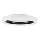 LED πλαφονιέρα οροφής MELINA λευκός-μαύρος κύκλος 55W 6376lm 120° CCT 2700K-4500K-6000K εναλλασσόμενου φωτισμού με τηλεχειριστήριο dimmable Φ48cm AC 220-240V IP20 Φ48xY9cm