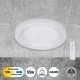 LED πλαφονιέρα οροφής MELINA λευκός κύκλος 55W 6376lm 120° CCT 2700K-4500K-6000K εναλλασσόμενου φωτισμού με τηλεχειριστήριο dimmable Φ48cm AC 220-240V IP20 Φ48xY9cm