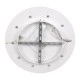 LED πλαφονιέρα οροφής MELINA λευκός κύκλος 55W 6376lm 120° CCT 2700K-4500K-6000K εναλλασσόμενου φωτισμού με τηλεχειριστήριο dimmable Φ48cm AC 220-240V IP20 Φ48xY9cm