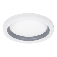 LED πλαφονιέρα οροφής MELINA λευκός-ανθρακί κύκλος 55W 6376lm 120° CCT- dimmable Φ48cm AC 220-240V IP20 Φ48xY9cm