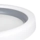 LED πλαφονιέρα οροφής MELINA λευκός-ανθρακί κύκλος 55W 6376lm 120° CCT 2700K-4500K-6000K εναλλασσόμενου φωτισμού με τηλεχειριστήριο dimmable Φ48cm AC 220-240V IP20 Φ48xY9cm