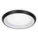 LED πλαφονιέρα οροφής MELINA 55W 6376lm 120° CCT 2700K-4500K-6000K εναλλασσόμενου φωτισμού με τηλεχειριστήριο dimmable Φ48cm μαύρη AC 220-240V IP20 Φ48xY9cm