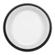 LED πλαφονιέρα οροφής MELINA 55W 6376lm 120° CCT 2700K-4500K-6000K εναλλασσόμενου φωτισμού με τηλεχειριστήριο dimmable Φ48cm μαύρη AC 220-240V IP20 Φ48xY9cm