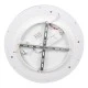 LED πλαφονιέρα οροφής MELINA 55W 6376lm 120° CCT 2700K-4500K-6000K εναλλασσόμενου φωτισμού με τηλεχειριστήριο dimmable Φ48cm μαύρη AC 220-240V IP20 Φ48xY9cm