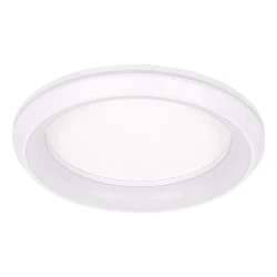 LED πλαφονιέρα οροφής MELINA λευκό δαχτυλίδι 55W 6376lm 120° CCT 2700K-4500K-6000K εναλλασσόμενου φωτισμού με τηλεχειριστήριο dimmable Φ48cm AC 220-240V IP20 Φ48xY9cm