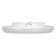 LED πλαφονιέρα οροφής MELINA λευκό δαχτυλίδι 55W 6376lm 120° CCT 2700K-4500K-6000K εναλλασσόμενου φωτισμού με τηλεχειριστήριο dimmable Φ48cm AC 220-240V IP20 Φ48xY9cm