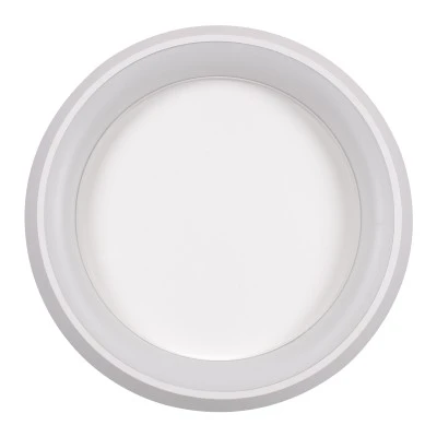 LED πλαφονιέρα οροφής MELINA λευκό δαχτυλίδι 55W 6376lm 120° CCT 2700K-4500K-6000K εναλλασσόμενου φωτισμού με τηλεχειριστήριο dimmable Φ48cm AC 220-240V IP20 Φ48xY9cm