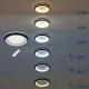 LED πλαφονιέρα οροφής MELINA ανθρακί κύκλος 55W 6376lm 120° CCT 2700K-4500K-6000K εναλλασσόμενου φωτισμού με τηλεχειριστήριο dimmable Φ48cm AC 220-240V IP20 Φ48xY9cm