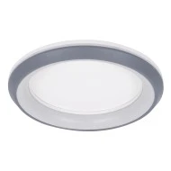 LED πλαφονιέρα οροφής MELINA ανθρακί κύκλος 55W 6376lm 120° CCT 2700K-4500K-6000K εναλλασσόμενου φωτισμού με τηλεχειριστήριο dimmable Φ48cm AC 220-240V IP20 Φ48xY9cm