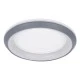 LED πλαφονιέρα οροφής MELINA ανθρακί κύκλος 55W 6376lm 120° CCT 2700K-4500K-6000K εναλλασσόμενου φωτισμού με τηλεχειριστήριο dimmable Φ48cm AC 220-240V IP20 Φ48xY9cm