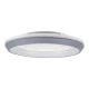 LED πλαφονιέρα οροφής MELINA ανθρακί κύκλος 55W 6376lm 120° CCT 2700K-4500K-6000K εναλλασσόμενου φωτισμού με τηλεχειριστήριο dimmable Φ48cm AC 220-240V IP20 Φ48xY9cm