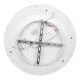 LED πλαφονιέρα οροφής MELINA ανθρακί κύκλος 55W 6376lm 120° CCT 2700K-4500K-6000K εναλλασσόμενου φωτισμού με τηλεχειριστήριο dimmable Φ48cm AC 220-240V IP20 Φ48xY9cm