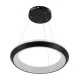Κρεμαστή Πλαφονιέρα MELINA Κύκλος LED CCT 55W 6376lm 120° AC 220-240V - Εναλλαγή Φωτισμού μέσω Τηλεχειριστηρίου All In One -Dimmable Φ48cm - Μαύρο GloboStar® MELINA 61043 Κρεμαστή Πλαφονιέρα Οροφής Κύκλος LED CCT 55W 6376lm 120° AC 220-240V - Εναλλαγή Φωτισμού μέσω Τηλεχειριστηρίου All In One Ψυχρό Λευκό 6000k+Φυσικό Λευκό 4500k+Θερμό Λευκό 2700k Dimmable Φ48cm - Μαύρο - 3 Years Warranty