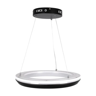 Κρεμαστή Πλαφονιέρα MELINA Κύκλος LED CCT 55W 6376lm 120° AC 220-240V - Εναλλαγή Φωτισμού μέσω Τηλεχειριστηρίου All In One -Dimmable Φ48cm - Μαύρο GloboStar® MELINA 61043 Κρεμαστή Πλαφονιέρα Οροφής Κύκλος LED CCT 55W 6376lm 120° AC 220-240V - Εναλλαγή Φωτισμού μέσω Τηλεχειριστηρίου All In One Ψυχρό Λευκό 6000k+Φυσικό Λευκό 4500k+Θερμό Λευκό 2700k Dimmable Φ48cm - Μαύρο - 3 Years Warranty