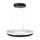 Κρεμαστή Πλαφονιέρα MELINA Κύκλος LED CCT 55W 6376lm 120° AC 220-240V - Εναλλαγή Φωτισμού μέσω Τηλεχειριστηρίου All In One -Dimmable Φ48cm - Μαύρο GloboStar® MELINA 61043 Κρεμαστή Πλαφονιέρα Οροφής Κύκλος LED CCT 55W 6376lm 120° AC 220-240V - Εναλλαγή Φωτισμού μέσω Τηλεχειριστηρίου All In One Ψυχρό Λευκό 6000k+Φυσικό Λευκό 4500k+Θερμό Λευκό 2700k Dimmable Φ48cm - Μαύρο - 3 Years Warranty