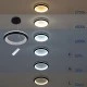 GloboStar® MELINA 61045 Κρεμαστή Πλαφονιέρα Οροφής Κύκλος LED CCT 55W 6376lm 120° AC 220-240V - Εναλλαγή Φωτισμού μέσω Τηλεχειριστηρίου All In One Ψυχρό Λευκό 6000k+Φυσικό Λευκό 4500k+Θερμό Λευκό 2700k Dimmable Φ48cm - Ανθρακί - 3 Years Warranty