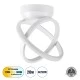 Φωτιστικό οροφής AMELIA με LED CCT 20W 2400lm 6000K+4500K+2700K με διακόπτη On/Off All In One αλουμίνιο linear design 300° IP20 L24.5xW16xH25cm