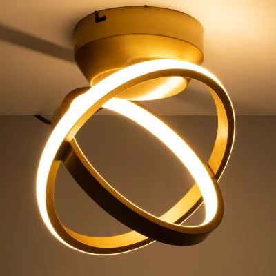 Φωτιστικό οροφής AMELIA LED CCT linear design 20W 2400lm 300° AC 220-240V εναλλαγή φωτισμού ψυχρό 6000K-φυσικό 4500K-θερμό 2700K χρυσό βούρτσας Μ24.5xΠ16xΥ25cm Φωτιστικό οροφής AMELIA LED CCT linear design 20W 2400lm 300° AC 220-240V εναλλαγή φωτισμού ψυχρό 6000K-φυσικό 4500K-θερμό 2700K χρυσό βούρτσας Μ24.5xΠ16xΥ25cm