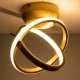 Φωτιστικό οροφής AMELIA LED CCT linear design 20W 2400lm 300° AC 220-240V εναλλαγή φωτισμού ψυχρό 6000K-φυσικό 4500K-θερμό 2700K χρυσό βούρτσας Μ24.5xΠ16xΥ25cm Φωτιστικό οροφής AMELIA LED CCT linear design 20W 2400lm 300° AC 220-240V εναλλαγή φωτισμού ψυχρό 6000K-φυσικό 4500K-θερμό 2700K χρυσό βούρτσας Μ24.5xΠ16xΥ25cm