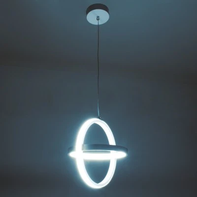 Κρεμαστό φωτιστικό οροφής ALICE LED 20W 2400lm με γωνία διάχυσης 300° και δυνατότητα εναλλαγής φωτισμού μέσω διακόπτη On/Off AC 220-240V IP20