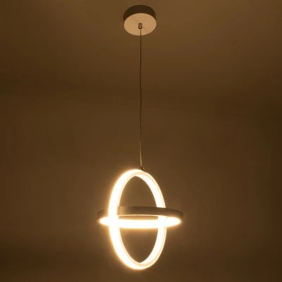 Κρεμαστό φωτιστικό οροφής ALICE LED 20W 2400lm με γωνία διάχυσης 300° και δυνατότητα εναλλαγής φωτισμού μέσω διακόπτη On/Off AC 220-240V IP20