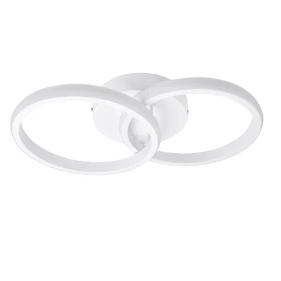 Φωτιστικό οροφής CORA 61059 LED18W 2160LM CCT 2700K+4500K+6000K εναλλαγή μέσω διακόπτη On/Off 300° αλουμίνιο λευκό L36xW20.5xH7cm GloboStar® CORA 61059 Φωτιστικό Οροφής Design LED CCT 18W 2160lm 300° AC 220-240V - Εναλλαγή Φωτισμού μέσω Διακόπτη On/Off All In One Ψυχρό 6000k+Φυσικό 4500k+Θερμό 2700k Μ36 x Π20.5 x Υ7cm - Λευκό