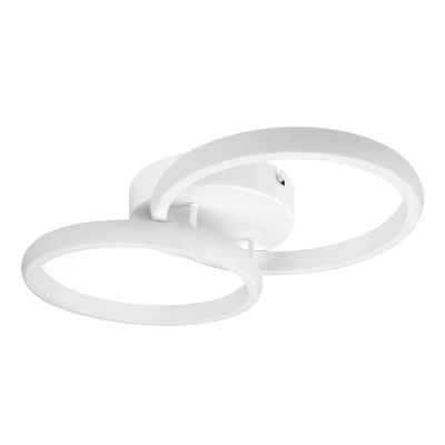 Φωτιστικό οροφής CORA 61059 LED18W 2160LM CCT 2700K+4500K+6000K εναλλαγή μέσω διακόπτη On/Off 300° αλουμίνιο λευκό L36xW20.5xH7cm GloboStar® CORA 61059 Φωτιστικό Οροφής Design LED CCT 18W 2160lm 300° AC 220-240V - Εναλλαγή Φωτισμού μέσω Διακόπτη On/Off All In One Ψυχρό 6000k+Φυσικό 4500k+Θερμό 2700k Μ36 x Π20.5 x Υ7cm - Λευκό
