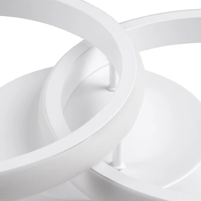 Φωτιστικό οροφής CORA 61059 LED18W 2160LM CCT 2700K+4500K+6000K εναλλαγή μέσω διακόπτη On/Off 300° αλουμίνιο λευκό L36xW20.5xH7cm GloboStar® CORA 61059 Φωτιστικό Οροφής Design LED CCT 18W 2160lm 300° AC 220-240V - Εναλλαγή Φωτισμού μέσω Διακόπτη On/Off All In One Ψυχρό 6000k+Φυσικό 4500k+Θερμό 2700k Μ36 x Π20.5 x Υ7cm - Λευκό