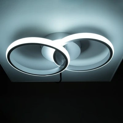 Φωτιστικό οροφής CORA 61059 LED18W 2160LM CCT 2700K+4500K+6000K εναλλαγή μέσω διακόπτη On/Off 300° αλουμίνιο λευκό L36xW20.5xH7cm GloboStar® CORA 61059 Φωτιστικό Οροφής Design LED CCT 18W 2160lm 300° AC 220-240V - Εναλλαγή Φωτισμού μέσω Διακόπτη On/Off All In One Ψυχρό 6000k+Φυσικό 4500k+Θερμό 2700k Μ36 x Π20.5 x Υ7cm - Λευκό