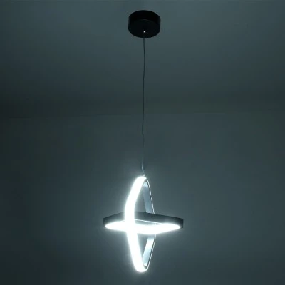 Κρεμαστό Φωτιστικό ROSE Design LED CCT 22W 2640lm 300° AC 220-240V - Εναλλαγή Φωτισμού μέσω Διακόπτη On/Off All In One - Μ24 x Π22 x Υ24cm - Μαύρο GloboStar® ROSE 61064 Κρεμαστό Φωτιστικό Οροφής Design LED CCT 22W 2640lm 300° AC 220-240V - Εναλλαγή Φωτισμού μέσω Διακόπτη On/Off All In One Ψυχρό 6000k+Φυσικό 4500k+Θερμό 2700k Μ24 x Π22 x Υ24cm - Μαύρο