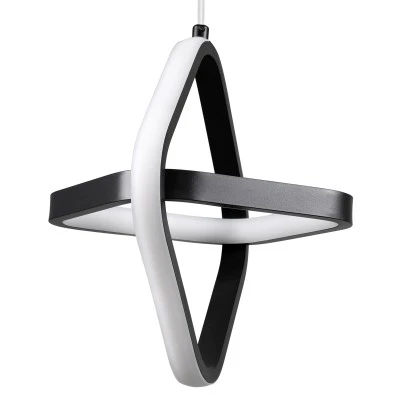 Κρεμαστό Φωτιστικό ROSE Design LED CCT 22W 2640lm 300° AC 220-240V - Εναλλαγή Φωτισμού μέσω Διακόπτη On/Off All In One - Μ24 x Π22 x Υ24cm - Μαύρο GloboStar® ROSE 61064 Κρεμαστό Φωτιστικό Οροφής Design LED CCT 22W 2640lm 300° AC 220-240V - Εναλλαγή Φωτισμού μέσω Διακόπτη On/Off All In One Ψυχρό 6000k+Φυσικό 4500k+Θερμό 2700k Μ24 x Π22 x Υ24cm - Μαύρο