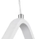 GloboStar® ROSE 61065 Κρεμαστό Φωτιστικό Οροφής Design LED CCT 22W 2640lm 300° AC 220-240V - Εναλλαγή Φωτισμού μέσω Διακόπτη On/Off All In One Ψυχρό 6000k+Φυσικό 4500k+Θερμό 2700k Μ24 x Π22 x Υ24cm - Λευκό