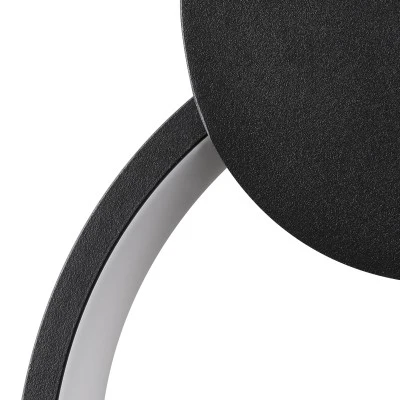 GloboStar® CYCLOS 61073 Κρεμαστό Φωτιστικό Οροφής Design LED CCT 9W 1080lm 300° AC 220-240V - Εναλλαγή Φωτισμού μέσω Διακόπτη On/Off All In One Ψυχρό 6000k+Φυσικό 4500k+Θερμό 2700k Μ21 x Π2.3 x Υ26.5cm - Μαύρο