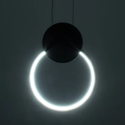 Κρεμαστό φωτιστικό οροφής CYCLOS λευκό χρώμα Design LED CCT 9W 1080lm δέσμης 300° με εναλλαγή φωτισμού μέσω διακόπτη On/Off All In One AC 220-240V IP20