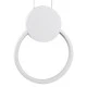 Κρεμαστό φωτιστικό οροφής CYCLOS λευκό χρώμα Design LED CCT 9W 1080lm δέσμης 300° με εναλλαγή φωτισμού μέσω διακόπτη On/Off All In One AC 220-240V IP20