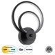 Μοντέρνα επιτοίχια απλίκα LED kelvo® FREDDIE 15W 1800lm 300° AC 220-240V IP20 ρυθμιζόμενο λευκό CCT με εναλλαγή χρωμάτων και On/Off 2700K/4500K/6000K μαύρο ματ 20x7.5x25cm Μοντέρνα επιτοίχια απλίκα LED kelvo® FREDDIE 15W 1800lm 300° AC 220-240V IP20 ρυθμιζόμενο λευκό CCT με εναλλαγή χρωμάτων και On/Off 2700K/4500K/6000K μαύρο ματ 20x7.5x25cm