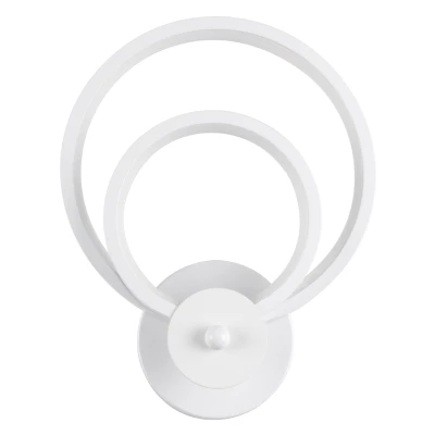Μοντέρνα επιτοίχια απλίκα LED kelvo® FREDDIE 15W 1800lm 300° AC 220-240V IP20 ρυθμιζόμενο λευκό CCT με εναλλαγή χρωμάτων 2700K/4500K/6000K λευκό ματ 20x7.5x25cm
