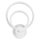 Μοντέρνα επιτοίχια απλίκα LED kelvo® FREDDIE 15W 1800lm 300° AC 220-240V IP20 ρυθμιζόμενο λευκό CCT με εναλλαγή χρωμάτων 2700K/4500K/6000K λευκό ματ 20x7.5x25cm