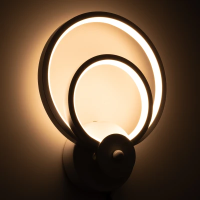 Μοντέρνα επιτοίχια απλίκα LED kelvo® FREDDIE 15W 1800lm 300° AC 220-240V IP20 ρυθμιζόμενο λευκό CCT με εναλλαγή χρωμάτων 2700K/4500K/6000K λευκό ματ 20x7.5x25cm
