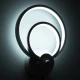 Μοντέρνα επιτοίχια απλίκα LED kelvo® FREDDIE 15W 1800lm 300° AC 220-240V IP20 ρυθμιζόμενο λευκό CCT με εναλλαγή χρωμάτων 2700K/4500K/6000K λευκό ματ 20x7.5x25cm